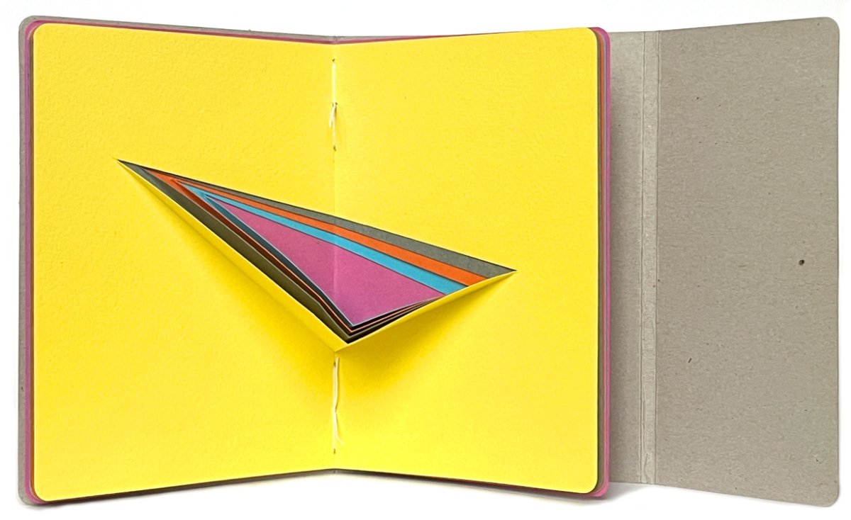Structure pop-up, pages colorées